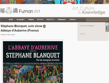 Tablet Screenshot of fumanart.com